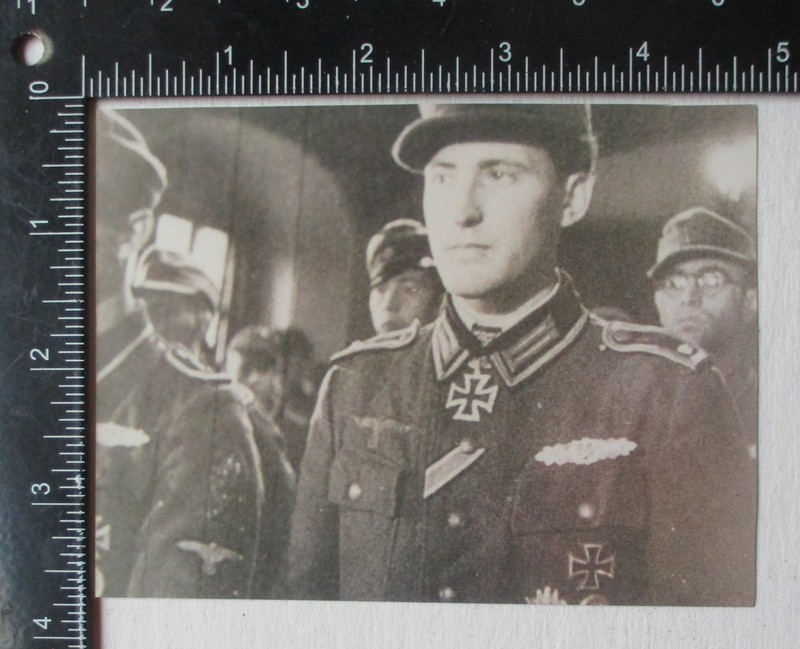 WW2 GERMAN ARMY KARL RADEMACHER KNIGHTS CROSS RECIPIENT PHOTO AUTOGRAPH