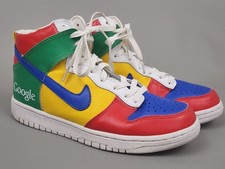 Nike Google Shoes Sneakers Sz 9.5 Rainbow Dun...