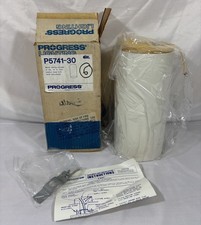 Vintage NOS Mid Century White Metal Cannister...