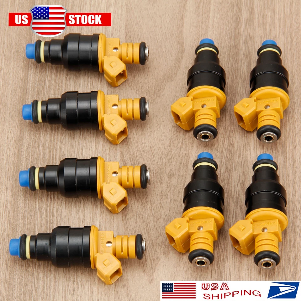 Комплект из 8 инжекторов дизельного топлива 19 фунтов 0280150943 для Ford F150-F350 4,6 л 5,0 л 5,4 л - Изображение 3 из 4