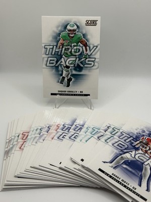 2025 Panini Score Football Complete Your Insert Sets THROW BACKS YOU PICK!