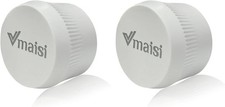 2 Pack Vmaisi Magnetic Cabinet Locks Keys - Extra Stronger Baby Pack, White