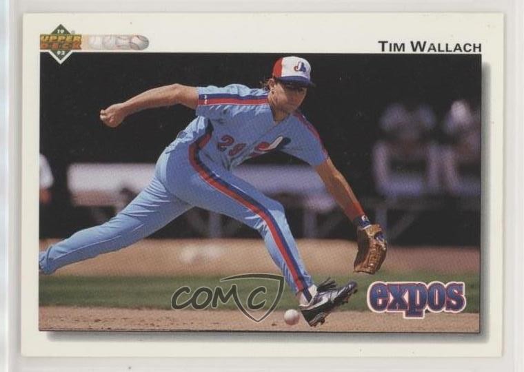 1992 Upper Deck Factory Set Gold Hologram Tim Wallach #228 fm0