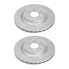 2 Disques de Frein Fendue Ø 330 MM 28 A. B. S. pour U. A. Aston Martin Vantage