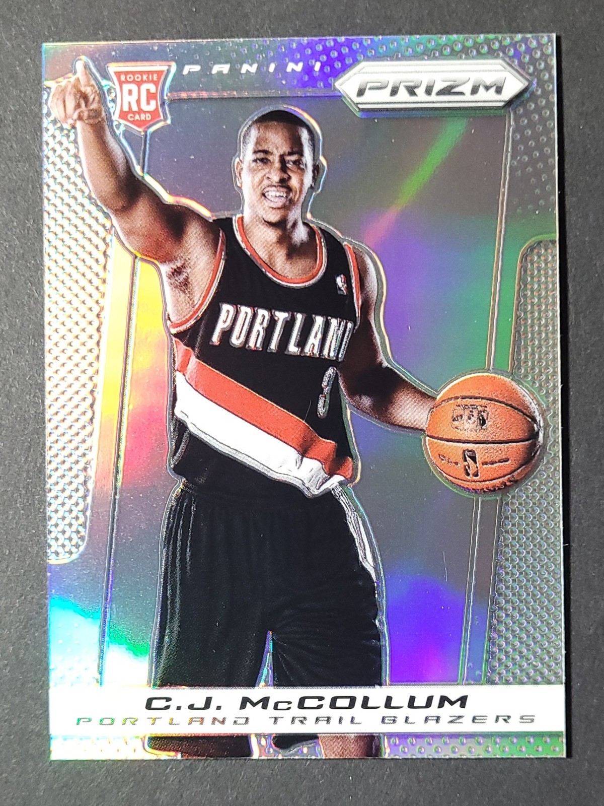2013-14 Panini Prizm CJ McCollum #283 Silver Prizm RC Portland Trail Blazers NM