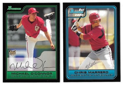 2006 Bowman Draft Picks & Prospects - WASHINGTON NATIONALS Team Set