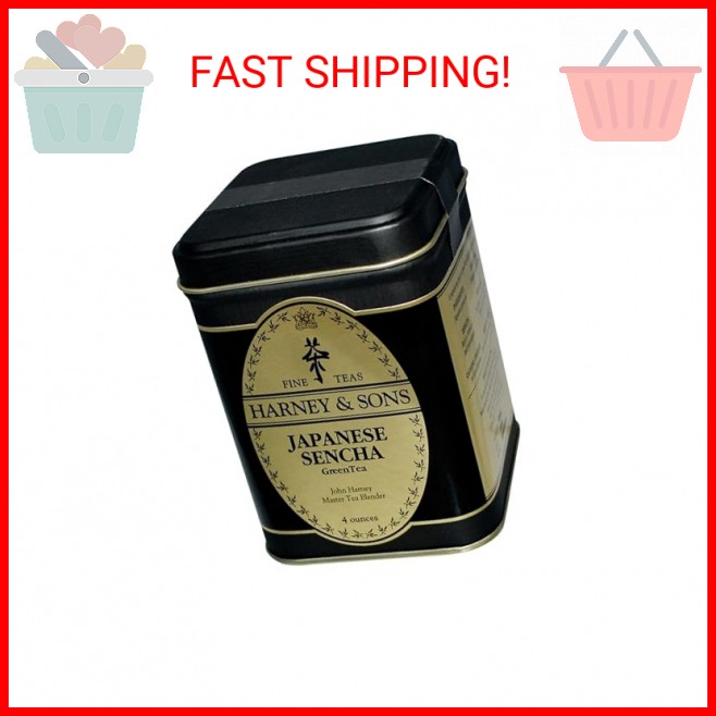 Harney & Sons Japanese Sencha Green tea, Loose leaf 4 ounce