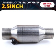 Performance 2.5 Spun Catalytic Converter Stainless Steel With O2 Hole
