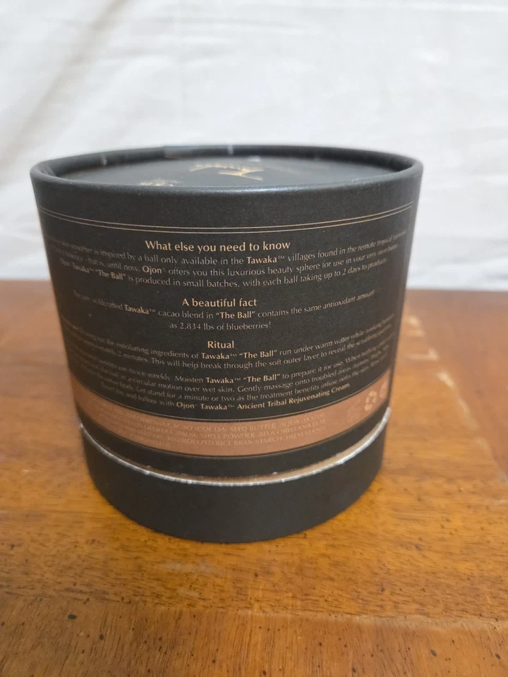 Ojon Tawaka Ancient Tribal Ball Full Body Cleansing Scrub with Wooden Bowl - Image 4 of 4