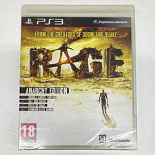 Rage Anarchy Edition PAL Sony PlayStation 3 New Sealed!