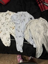 Baby Unisex Zip-Up Footed Pajamas Set of 3, Animal Prints
