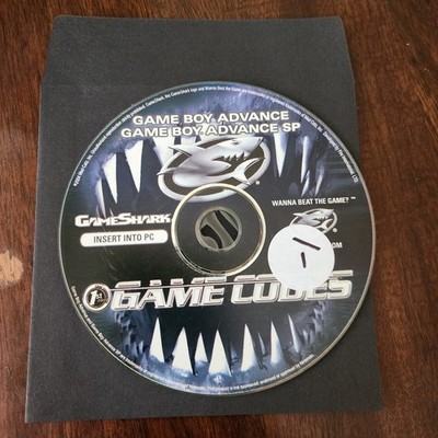 GameShark Game Codes CD for Nintendo Gameboy Advance SP GBA Untested 1st Ed  2004