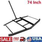 74" Driveway Drag Harrow Tow Behind Drag Harrow for ATV UTV Garden Lawn Tractor