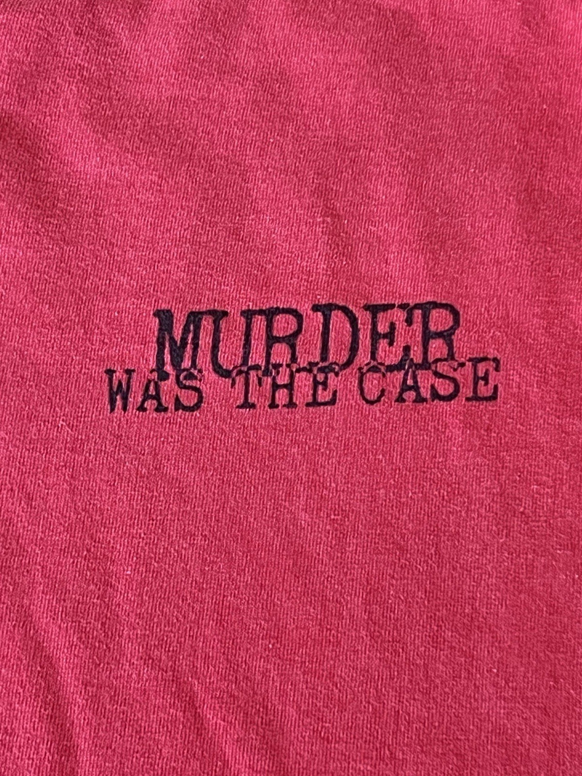 FILA Maglietta Death Row Records Snoop Dogg Murder Was The Case promo punto singolo taglia XL