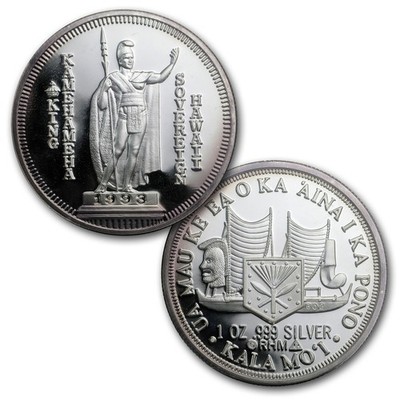 U.S. SILVER COIN SET HAWAII  1993 4-Piece Hawaiian Gold & Silver Proof Set | eBay