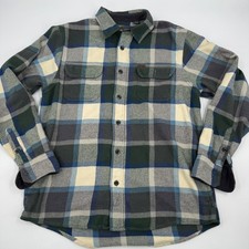 Orvis Mens Plaid Flannel Shirt Size M Button Up Long Sleeve Classic Collection