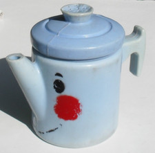 Vintage Tanda Toys Coffee Tea Pot with Smiley Face Made in England