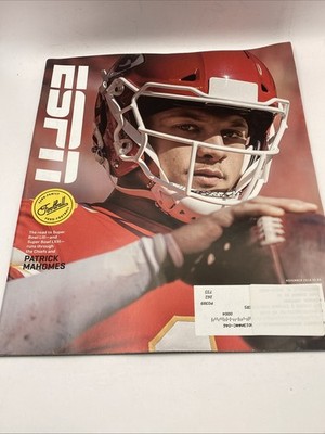 ESPN Magazine Patrick Mahomes The Road To Super Bowl LIII & LXIII Nov 2018. Vm4