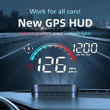 M22 Car HUD Head Up Display Universal Digital GPS Speedometer HD LCD Projection