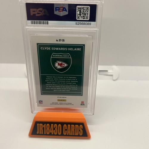 PSA 10 2020 Donruss Optic Downtown! Clyde Edwards-Helaire #DT-35 Rare, RC, SSP. - Picture 2 of 4