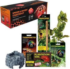 EXO TERRA SPIDER & INVERTEBRATE TERRARIUM ACCESSORY KIT SPIDERS INSECTS SETUP