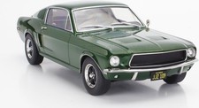1968 Ford Mustang GT Fastback Coupe Steve McQueen Bullitt Green 1:18