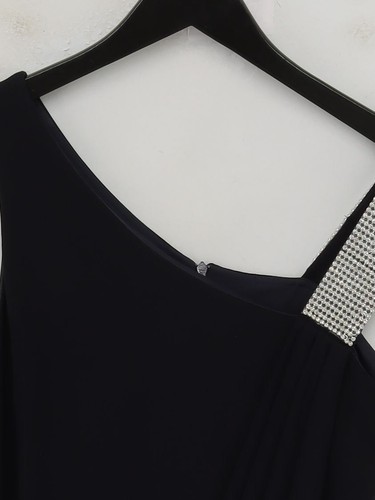 Frank Lyman Women's Midi Dress UK 10 Blue Polyester with Elastane A-Line - Picture 3 of 5