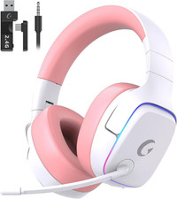 2.4Ghz Wireless Gaming Headsets for PS5, PS4, PC, Switch - Bluetooth 5.3 Gaming