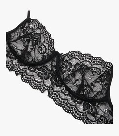 Women's Sexy Lingerie Lace Babydoll Black Bra Panty Set Sleepwear Nightwear