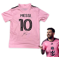 Leo Lionel Messi Signed Inter Miami Jersey, Beckett Full Letter of Authenticity.