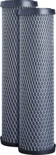 – 2 Pack Carbon Block Water Filter Cartridges Compatible with FXWTC, 3WH-STDCW-F