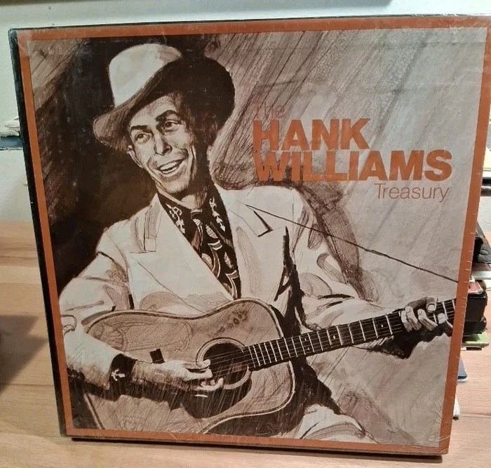 SEALED Hank Williams Treasury P4S-5616 Stereo MGM 4-Record Set 1976 Vinyl. - Image 3 of 4