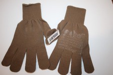 US Military Wool Glove Inserts Brown Cold Weather GI Liners Size Medium NWT
