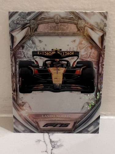 2025 Topps Chrome Formula 1 #D75-25 Lando Norris Diamond 75th Anniversary