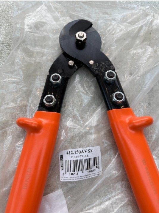 FACOM 412.150 AVSE 1000V Insulated Wire cable cutter (INCL VAT)