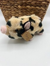 Aurora Miyoni Tots Spotted Pot-Bellied Piglet Plush 11" Stuffed Animal Pig NWT