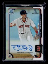 2015 Bowman #BCAP-JBE Jordan Betts Chrome Prospect Autographs Refractor #/499