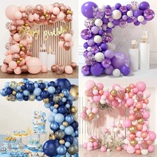 Balloon Arch Kit +Balloons Garland Birthday Wedding Party Baby Shower Decor UK