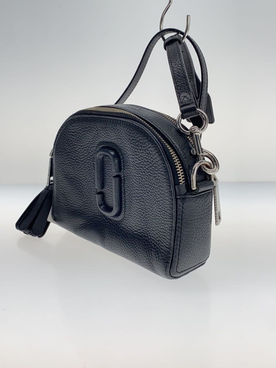 MARC JACOBS Shoulder Bag Shutter Small Camera Leather Black