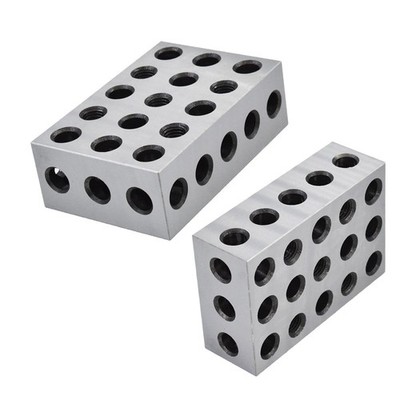 2-4-6 Blocks 23 Holes Matched Pair Machinist 246 Jig Ultra Precision .0002'' New