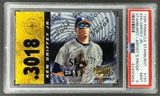 🔥 1996 Pinnacle Starburst Ken Griffey Jr 185 Artist's Proof PSA 9 MINT Rare SP