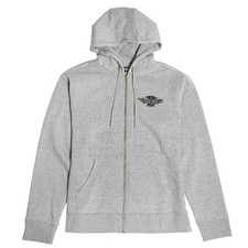 Fasthouse Love Of It Zip-Up Hoodie X-Large, Heather Gray 