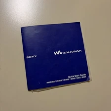 Sony Walkman QS Guide CKH-NWE001 for NW-E001/E002/E003/E005/E001F/E002F/E003F/5F