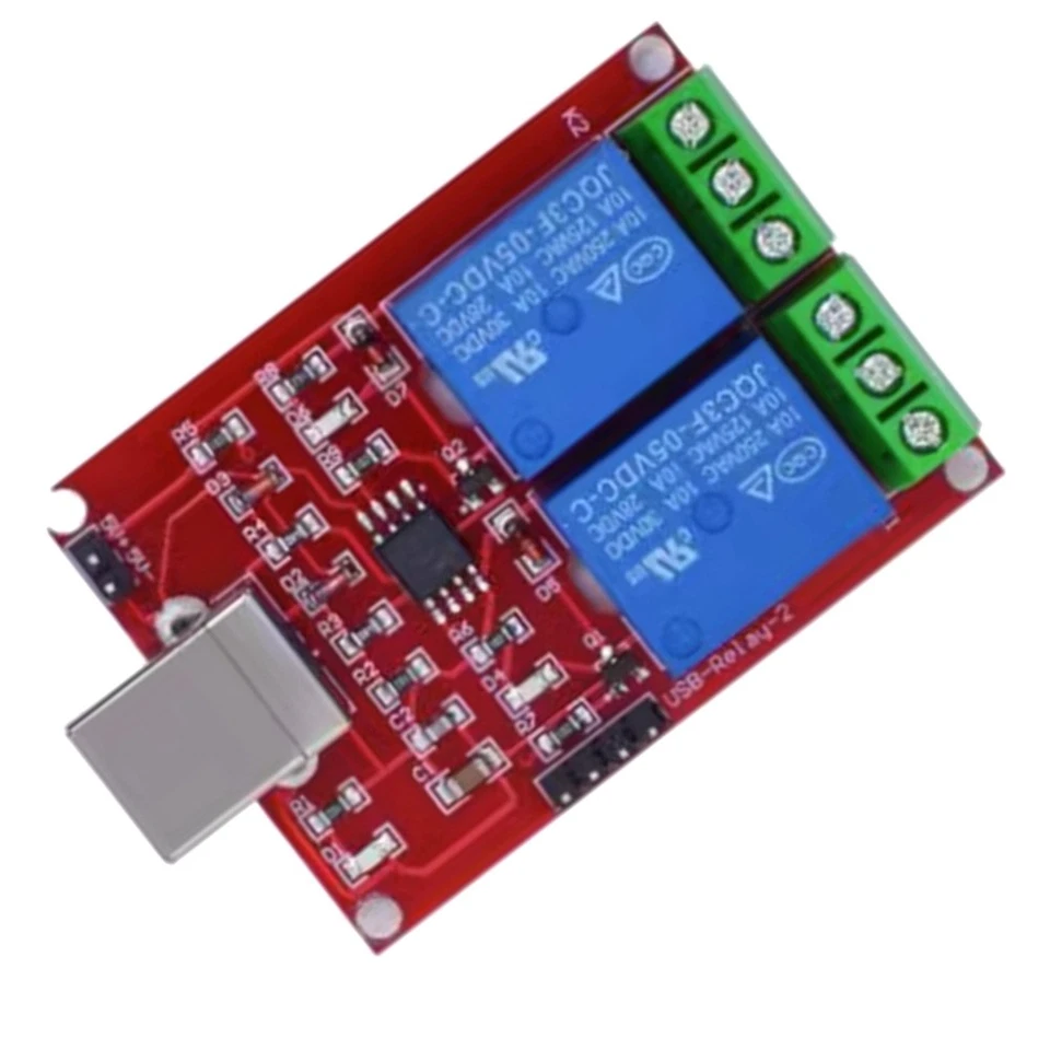2 Channel 5V USB Relay Control  Programmable Computer for Pc Intelligent1743 - Image 3 of 4