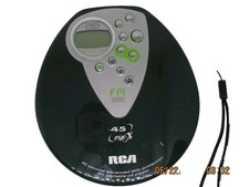 RCA RP2432B Portable CD Player   FM Radio   45 Second ESPX Anti-Skip   For...