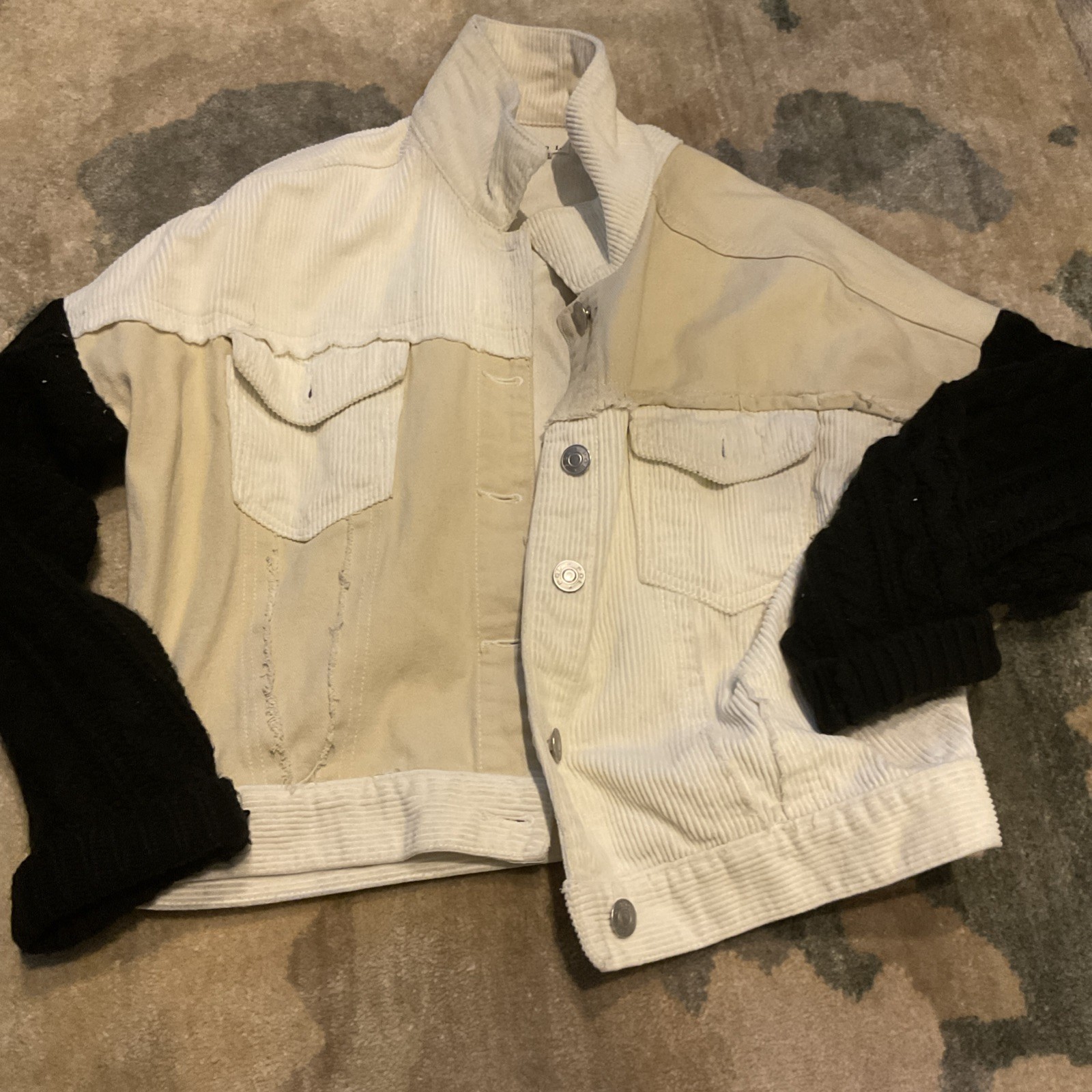 POL Size Small Denim  Patchwork - image 2