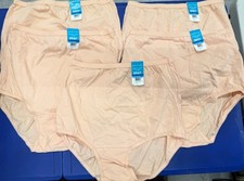 5 Pack Vanity Fair Cotton Brief 15318 Peach Opal Size  5 / S