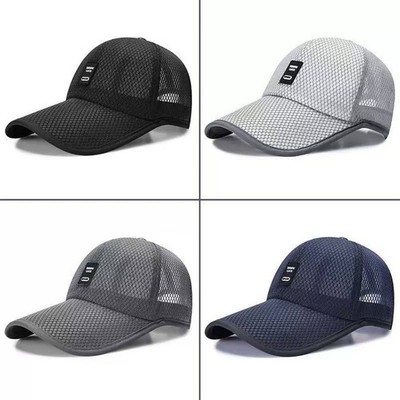 Extended Visor Baseball Cap für Herren Damen Atmungsaktiv Mesh UV Sonnenschutz