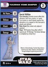 Star Wars Miniatures Legacy of the Force 59 Yuuzhan Vong Shaper Card