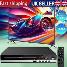 DVD Player HDMI 1080P Region Free with Remote Control USB Port,AV and HDMI Port~